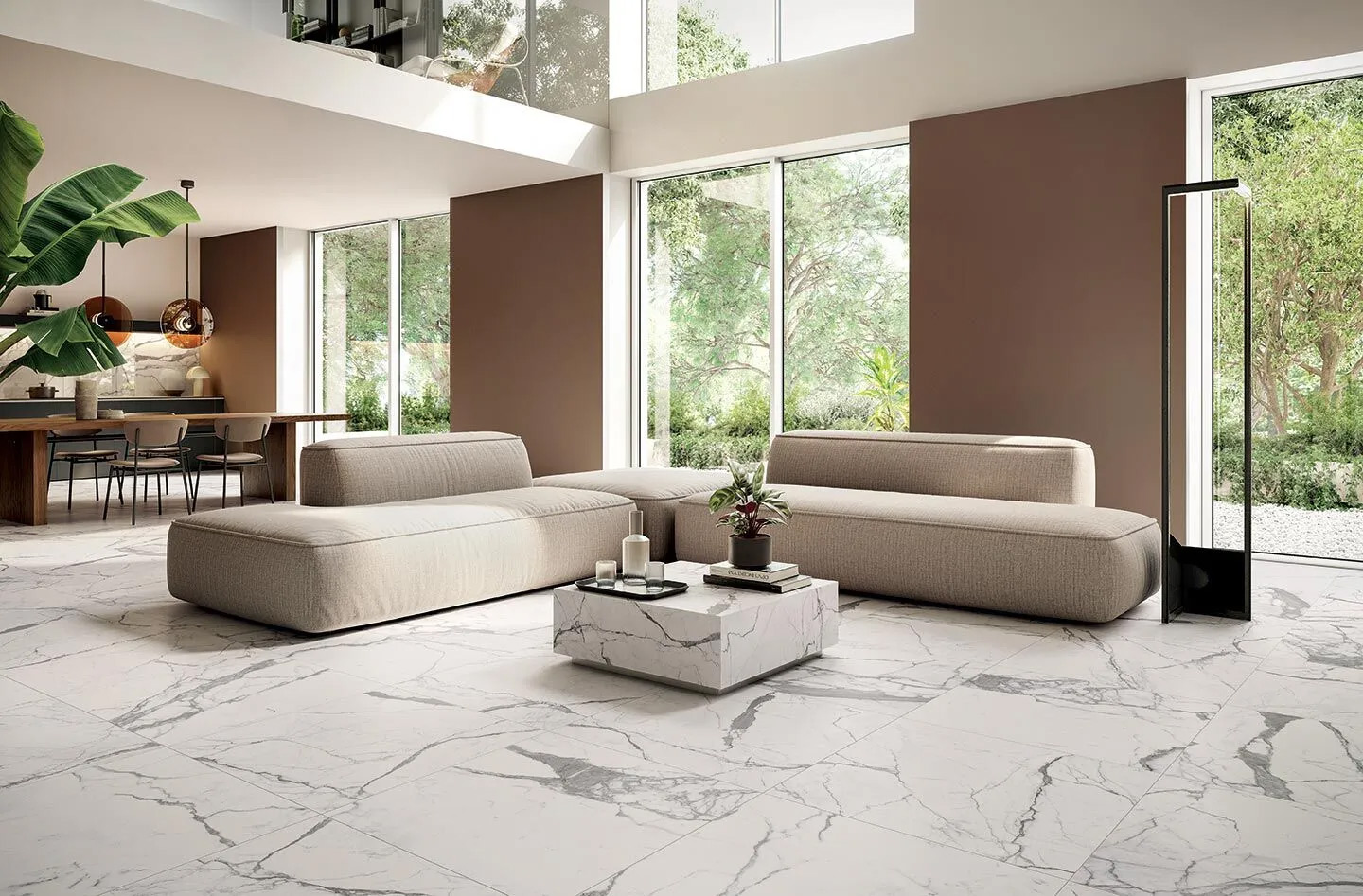 carrelage grand format pour salon
