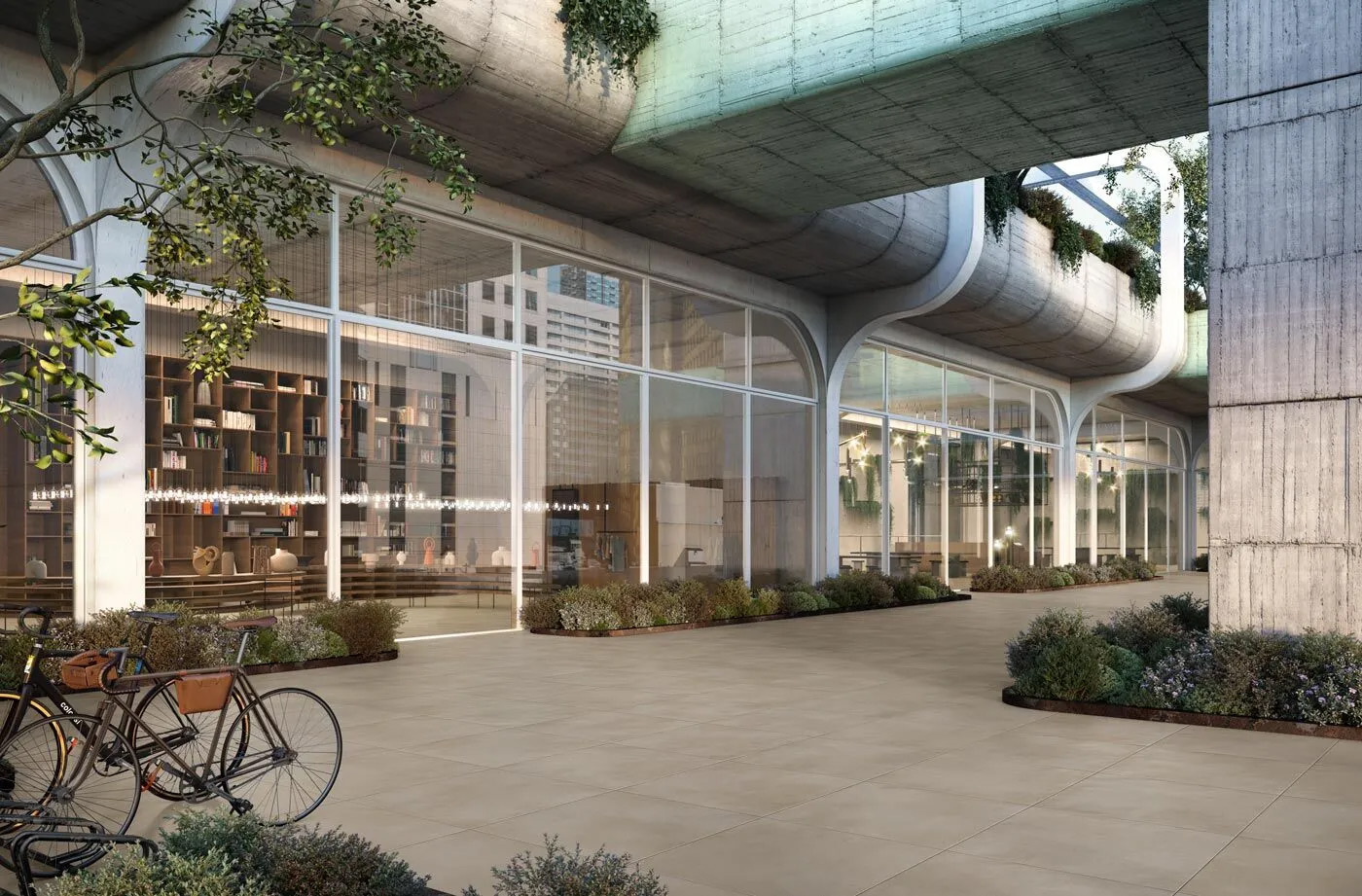 centre commercial carrelage grand format
