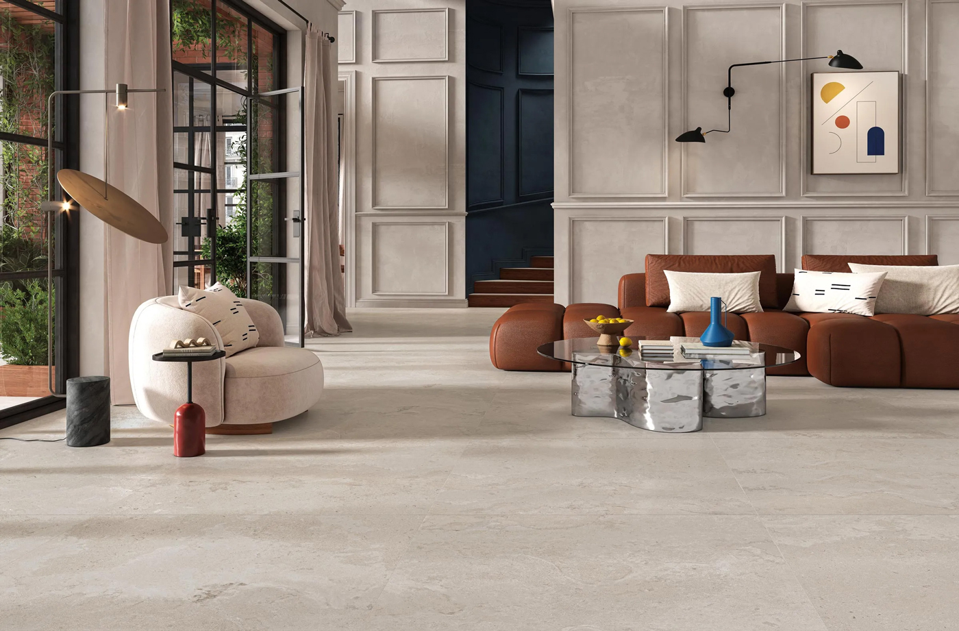 salon carrelage grand format
